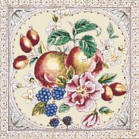 Kew Apfel elfenbein Rose - Minton Hollins