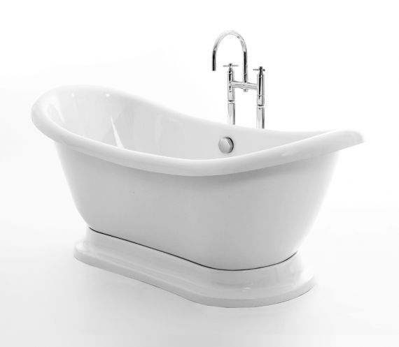 Melrose Plinth Acrylic - englische Badewanne