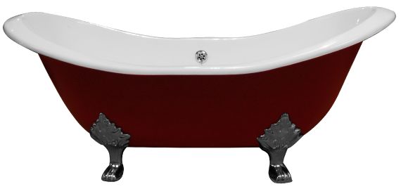 Gusseisen Badewanne Raised Double Ended